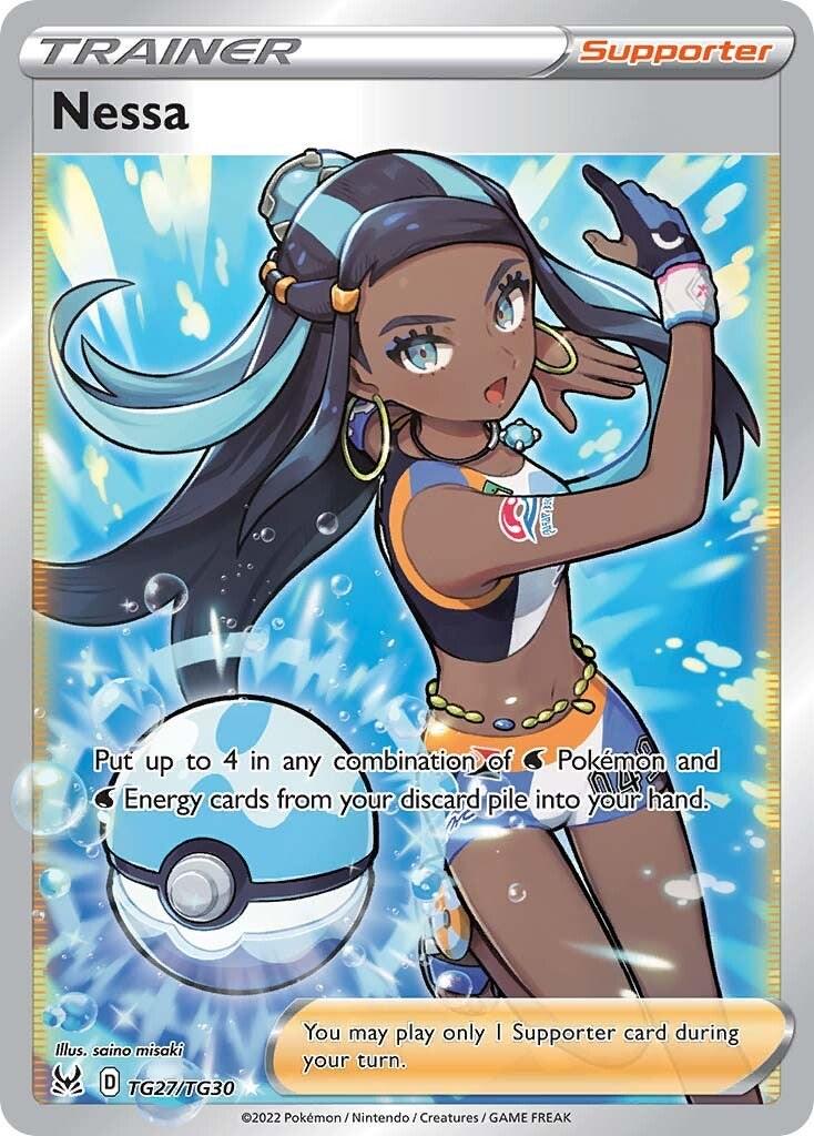 Lost Origin Nessa Pokémon card
